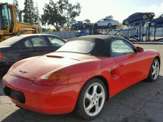 WP0CA2989YU622034 - 2000 PORSCHE BOXSTER RED photo 4