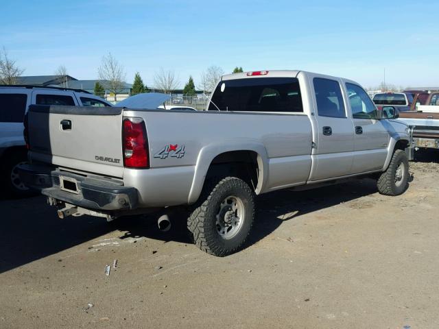 1GCHK33265F850313 - 2005 CHEVROLET SILVERADO TAN photo 4