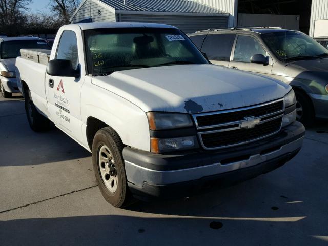 3GCEC14X26G257448 - 2006 CHEVROLET SILVERADO WHITE photo 1