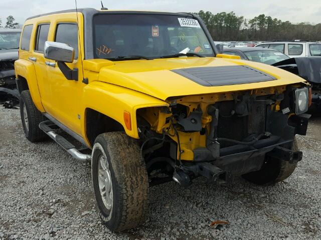 5GTDN13E078130817 - 2007 HUMMER H3 YELLOW photo 1