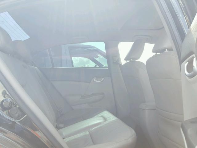 19XFB2F96CE300157 - 2012 HONDA CIVIC EXL შავი ფოტო 6