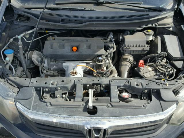 19XFB2F96CE300157 - 2012 HONDA CIVIC EXL შავი ფოტო 7