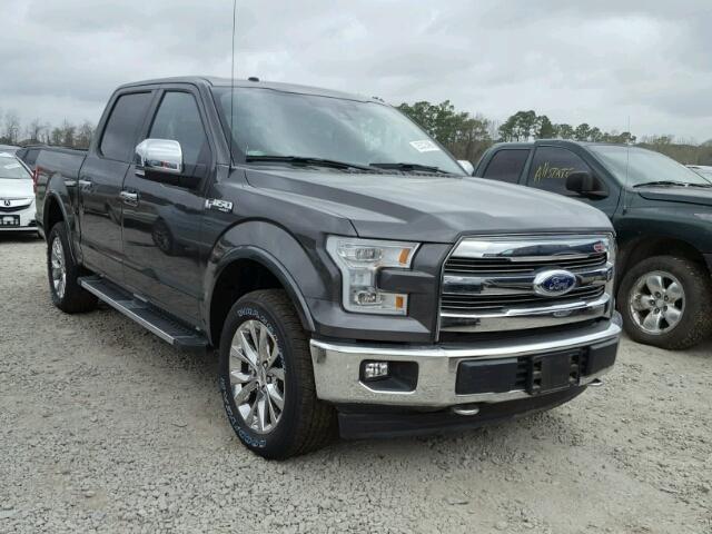 1FTEW1EF5HKD91640 - 2017 FORD F150 SUPER CHARCOAL photo 1