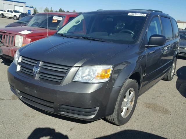 2D4RN4DEXAR323343 - 2010 DODGE GRAND CARA GRAY photo 2