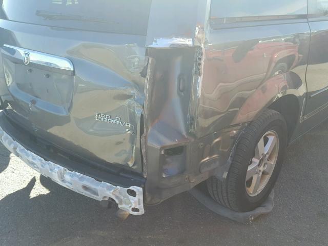 2D4RN4DEXAR323343 - 2010 DODGE GRAND CARA GRAY photo 9