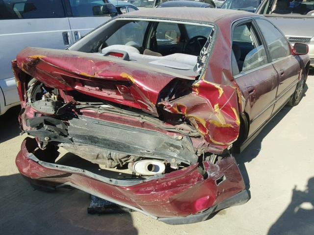 1HGCD5639SA145455 - 1995 HONDA ACCORD LX RED photo 4