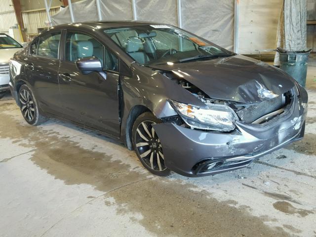 2HGFB2F90FH504978 - 2015 HONDA CIVIC EXL 银色 照片 1