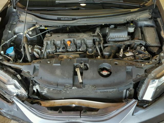 2HGFB2F90FH504978 - 2015 HONDA CIVIC EXL SILVER photo 7