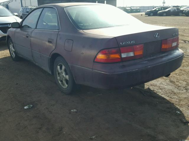 JT8BF22GXV5003459 - 1997 LEXUS ES 300 MAROON photo 3