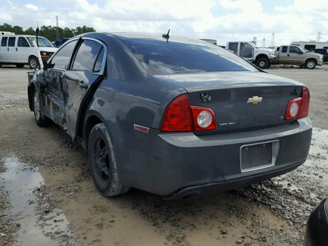 1G1ZG57B98F169460 - 2008 CHEVROLET MALIBU LS ნაცრისფერი ფოტო 3