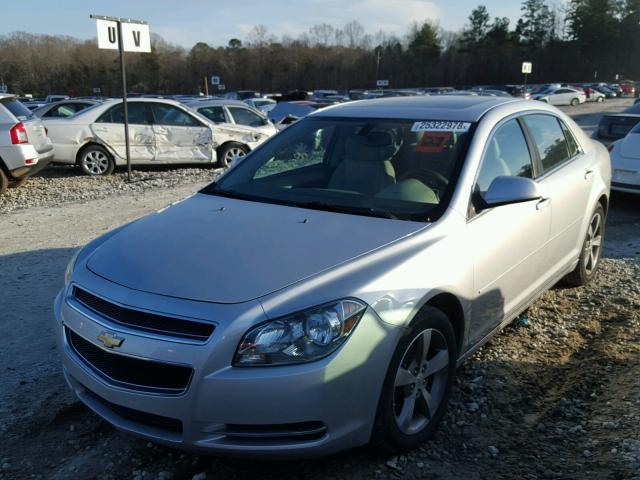 1G1ZJ57BX9F179319 - 2009 CHEVROLET MALIBU 2LT SILVER photo 2