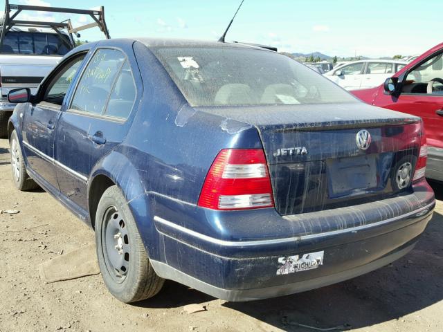 3VWRA69M34M042806 - 2004 VOLKSWAGEN JETTA GL BLUE photo 3