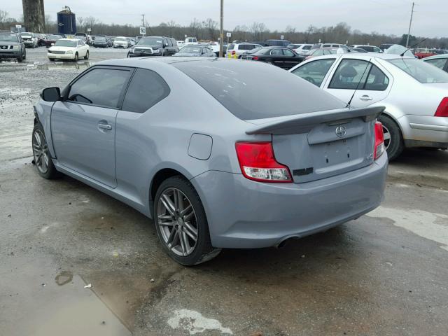 JTKJF5C79B3017141 - 2011 TOYOTA SCION TC GRAY photo 3