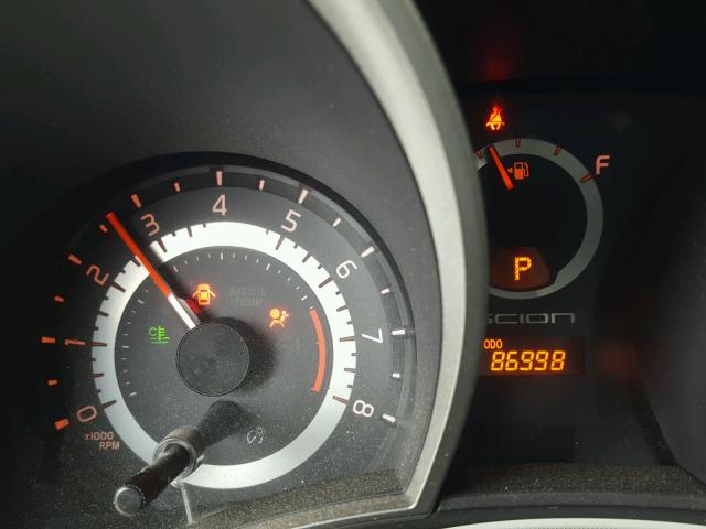 JTKJF5C79B3017141 - 2011 TOYOTA SCION TC GRAY photo 8