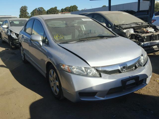 2HGFA16559H319663 - 2009 HONDA CIVIC LX SILVER photo 1