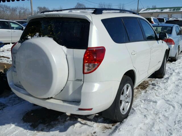 JTMBD31V785207993 - 2008 TOYOTA RAV4 LIMIT WHITE photo 4