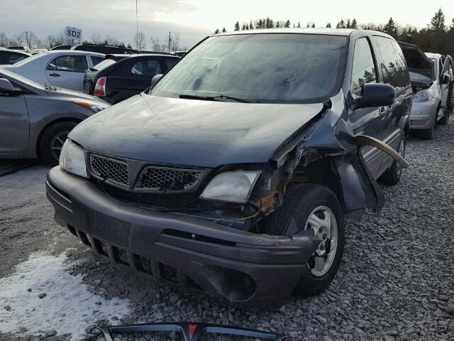 1GMDU03E24D261086 - 2004 PONTIAC MONTANA BLUE photo 2