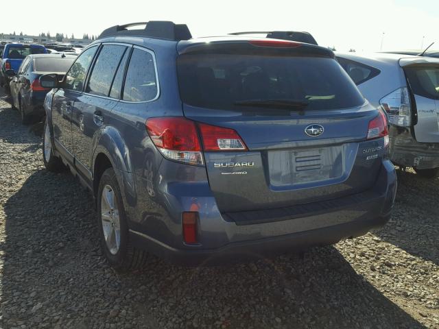 4S4BRBCC3D3318727 - 2013 SUBARU OUTBACK 2. BLUE photo 3