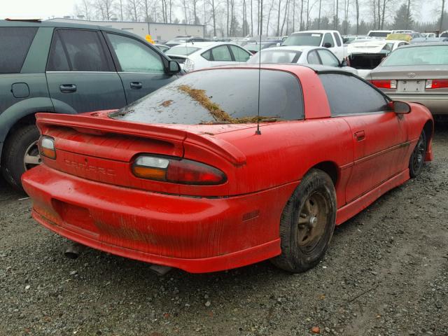 2G1FP22K1W2104254 - 1998 CHEVROLET CAMARO RED photo 4