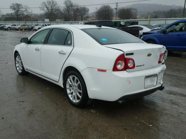 1G1ZG5E77CF117106 - 2012 CHEVROLET MALIBU LTZ WHITE photo 3