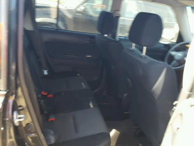 JTLKT334164093598 - 2006 TOYOTA SCION XB BLACK photo 6
