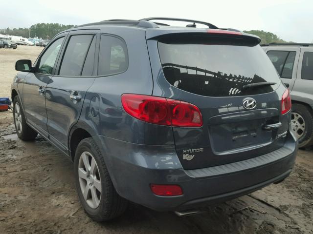 5NMSH13E07H055279 - 2007 HYUNDAI SANTA FE S BLACK photo 3