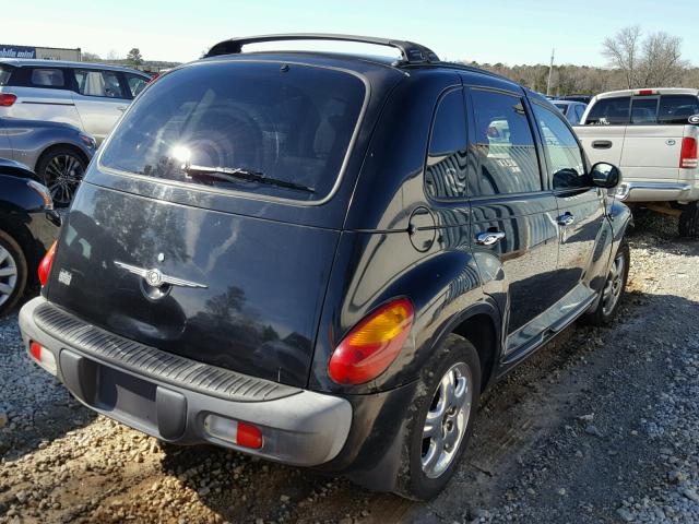 3C4FY4BB61T639917 - 2001 CHRYSLER PT CRUISER BLACK photo 4