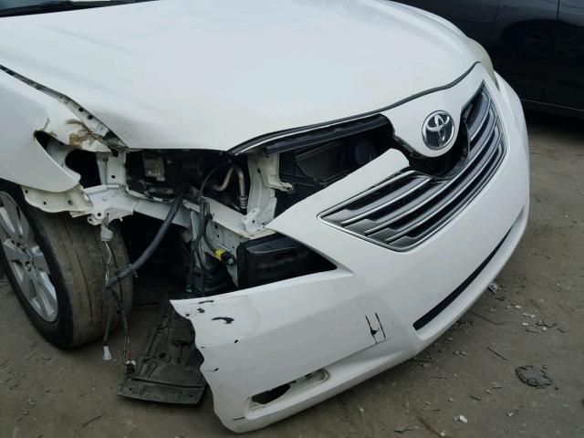 4T1BB46K89U103462 - 2009 TOYOTA CAMRY HYBR WHITE photo 9