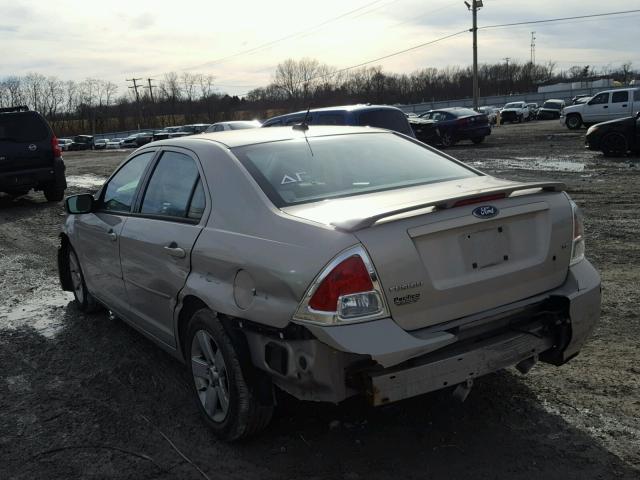 3FAHP07Z99R156267 - 2009 FORD FUSION SE BEIGE photo 3