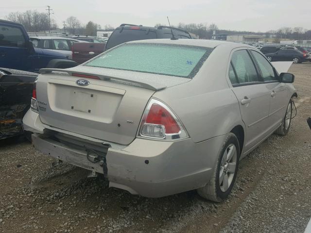 3FAHP07Z99R156267 - 2009 FORD FUSION SE BEIGE photo 4