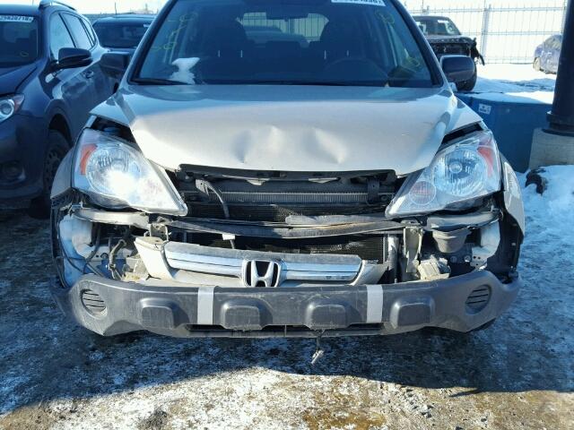 5J6RE48587L811905 - 2007 HONDA CR-V EX GOLD photo 9