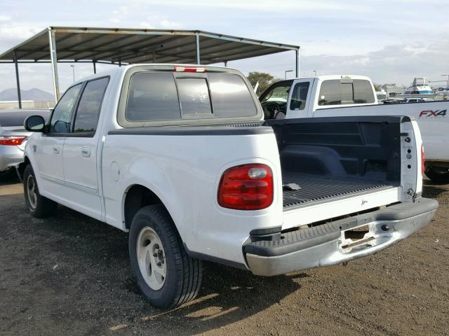 1FTRW07603KD57543 - 2003 FORD F150 SUPER WHITE photo 3