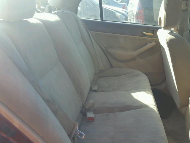 2HGES26743H597848 - 2003 HONDA CIVIC EX მუქწითელი ფოტო 6