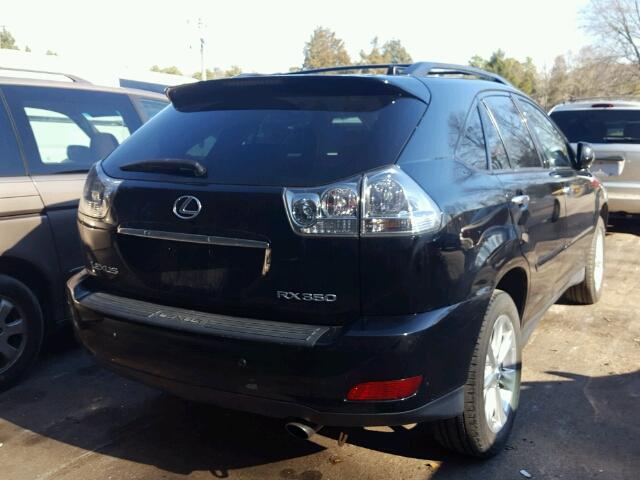 2T2GK31U48C034175 - 2008 LEXUS RX 350 BLACK photo 4