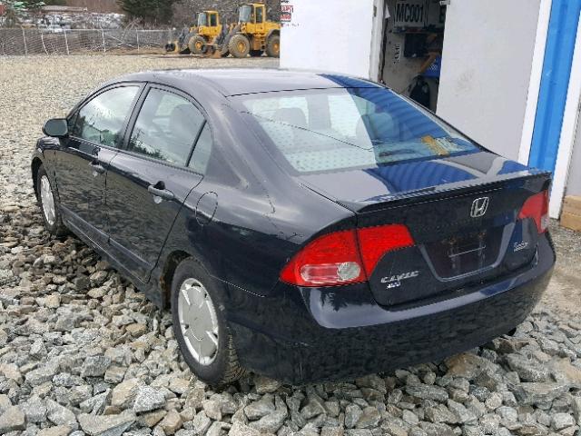 2HGFA16428H109088 - 2008 HONDA CIVIC DX-G BLACK photo 3