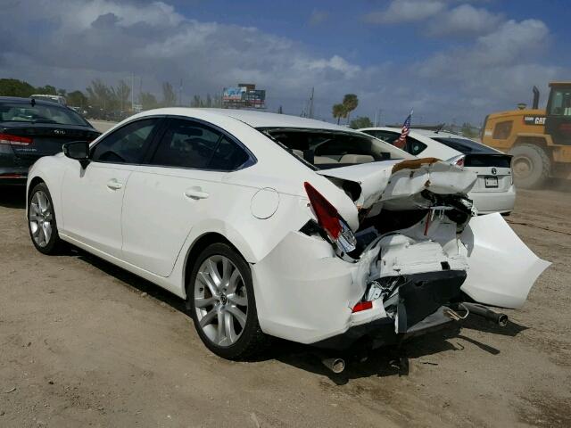 JM1GJ1V68E1154682 - 2014 MAZDA 6 TOURING WHITE photo 3