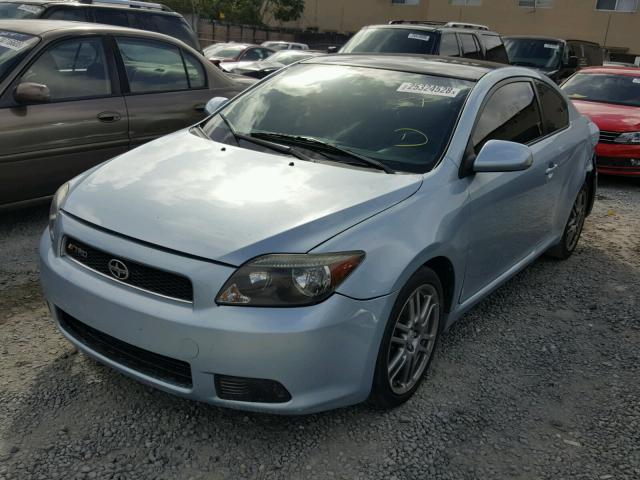 JTKDE177170176618 - 2007 TOYOTA SCION TC BLUE photo 2