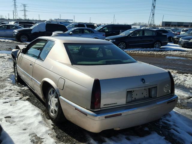 1G6ET1299VU607712 - 1997 CADILLAC ELDORADO T TAN photo 3