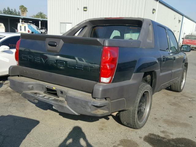 3GNEC13T73G191884 - 2003 CHEVROLET AVALANCHE GREEN photo 4