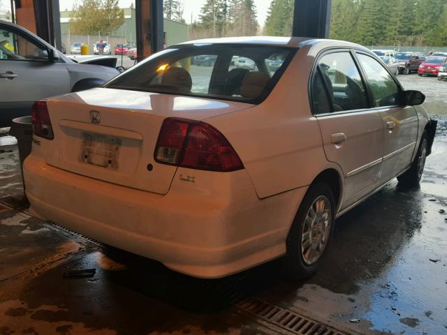 2HGES165X4H533324 - 2004 HONDA CIVIC LX WHITE photo 4