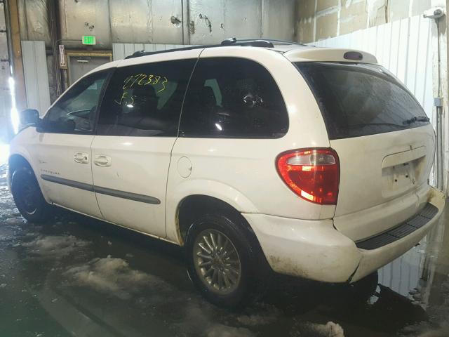 1C4GJ45301B205541 - 2001 CHRYSLER VOYAGER LX WHITE photo 3