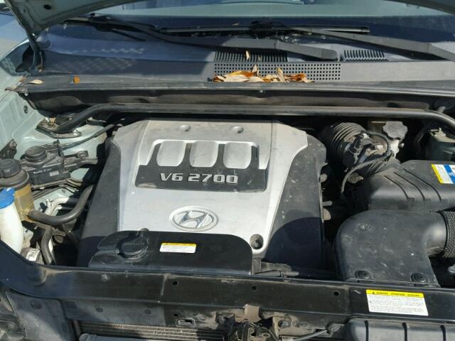 KM8JN12D06U381681 - 2006 HYUNDAI TUCSON GLS SILVER photo 7