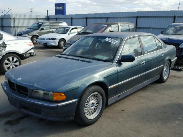 WBAGJ6324SDH34745 - 1995 BMW 740 IL GREEN photo 2