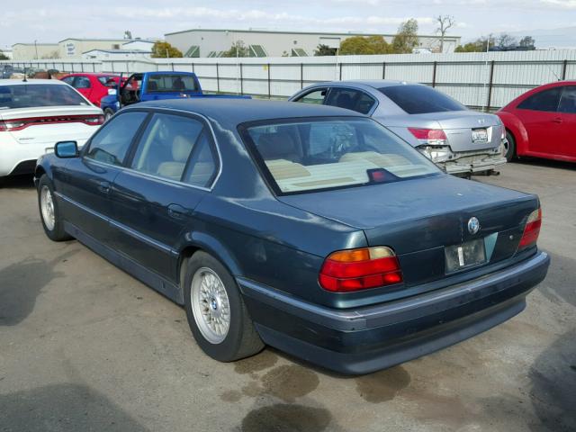 WBAGJ6324SDH34745 - 1995 BMW 740 IL GREEN photo 3