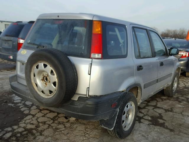 JHLRD18411C010127 - 2001 HONDA CR-V LX SILVER photo 4