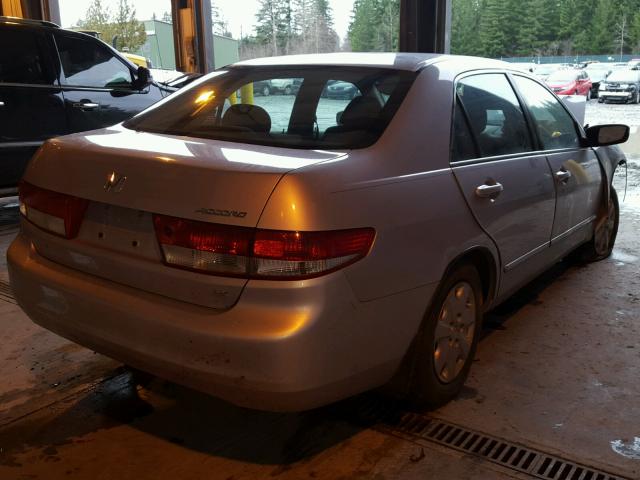 1HGCM56353A067855 - 2003 HONDA ACCORD LX SILVER photo 4