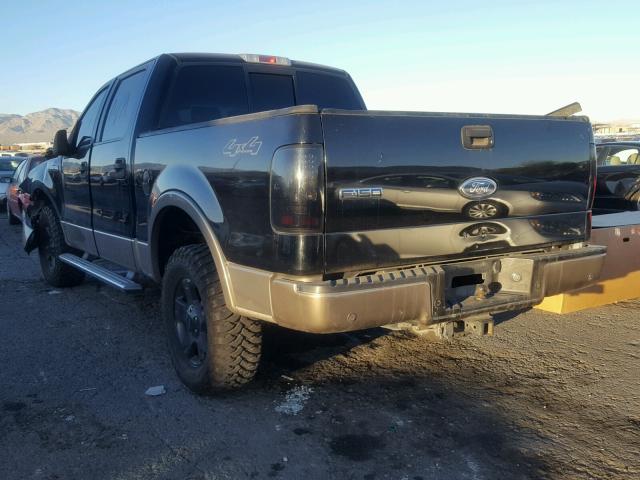 1FTPW14575FB73995 - 2005 FORD F150 SUPER BLACK photo 3