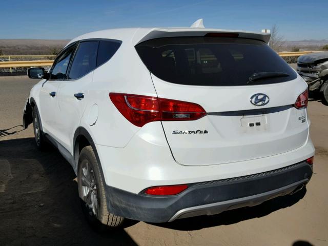 5XYZTDLB2EG193160 - 2014 HYUNDAI SANTA FE S WHITE photo 3