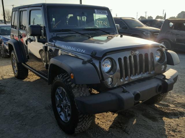 1C4BJWFGXGL231574 - 2016 JEEP WRANGLER U GRAY photo 1