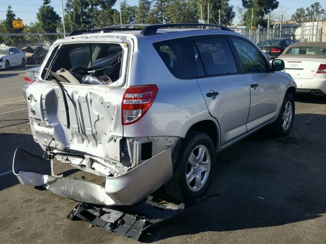 JTMZF4DV0A5016643 - 2010 TOYOTA RAV4 SILVER photo 4